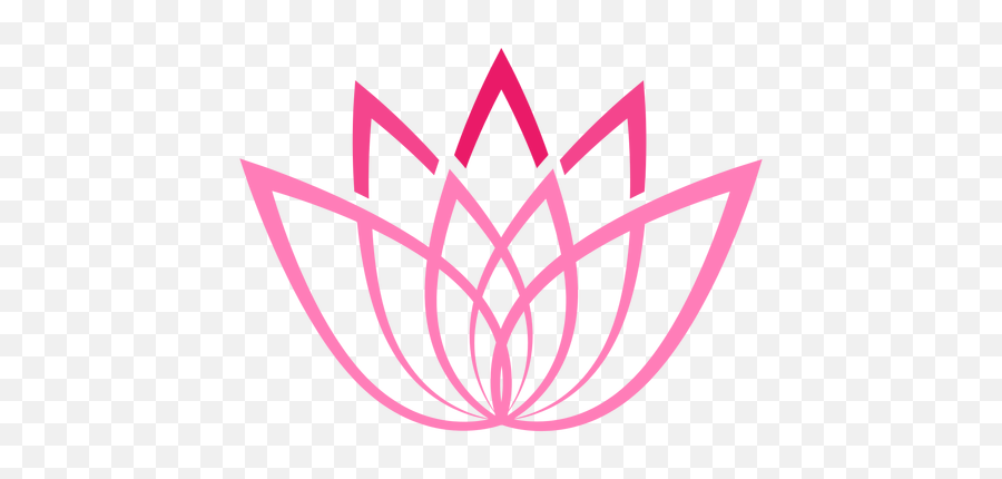 Stylized Lotus Flower Symbol - Transparent Png U0026 Svg Vector File Flor De Lotus Desenho Png Emoji,Lotus Logo
