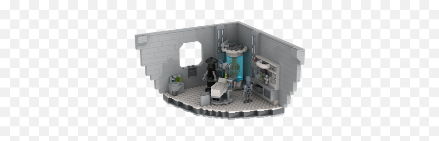 Lego Moc Modular Death Star Volume 14 Medbay 381 - N3 Emoji,Death Star Transparent Background