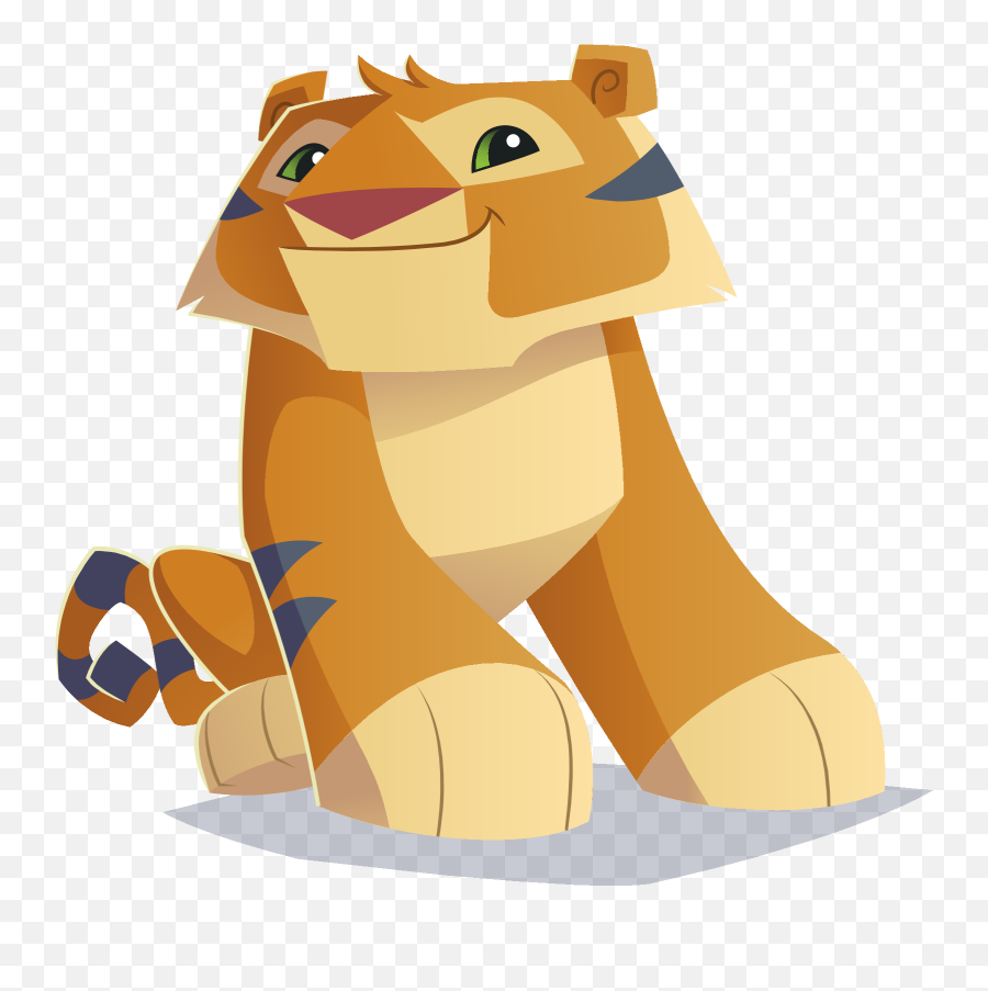 Download Renovated Art Tiger - Animal Jam Tiger Png Image Emoji,Animal Jam Logo Png