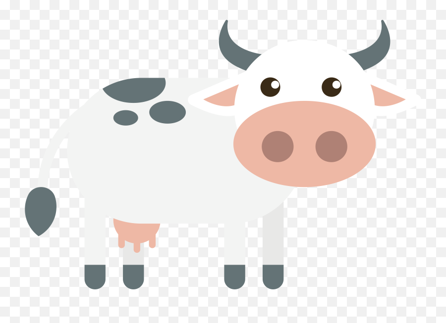 Download Cattle Clipart Little Cow - Domestic Pig Png Image Emoji,Calf Clipart