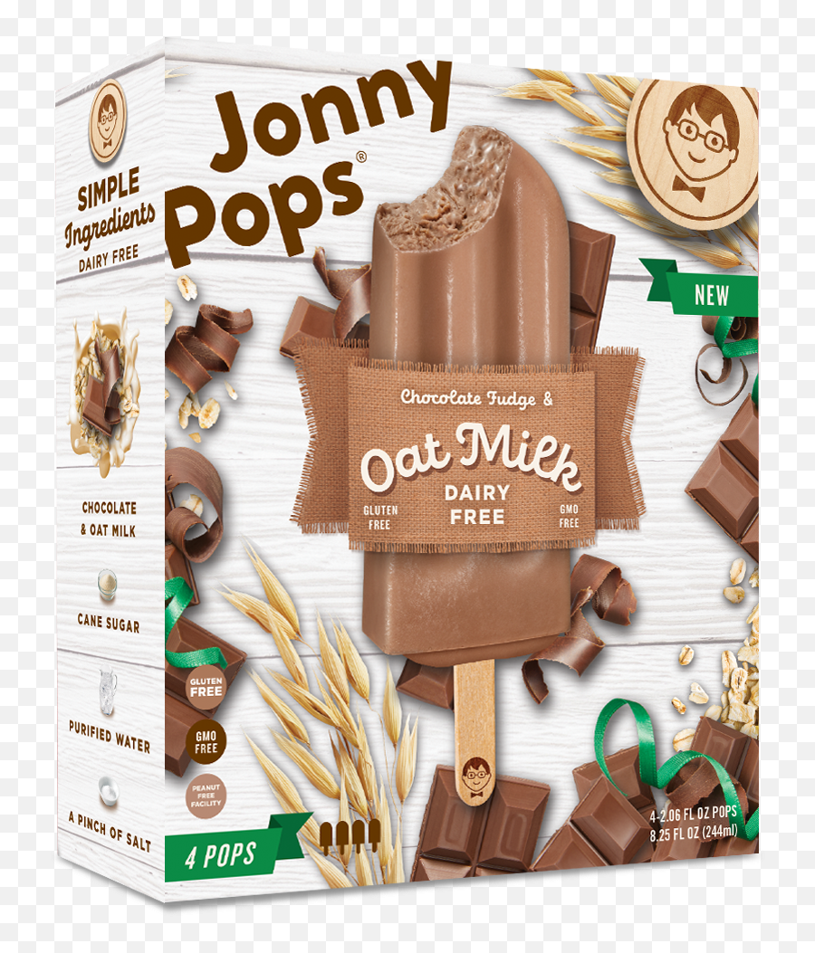 Oat Milk Chocolate Fudge Ice Cream Bar Jonnypops Emoji,Cream Png