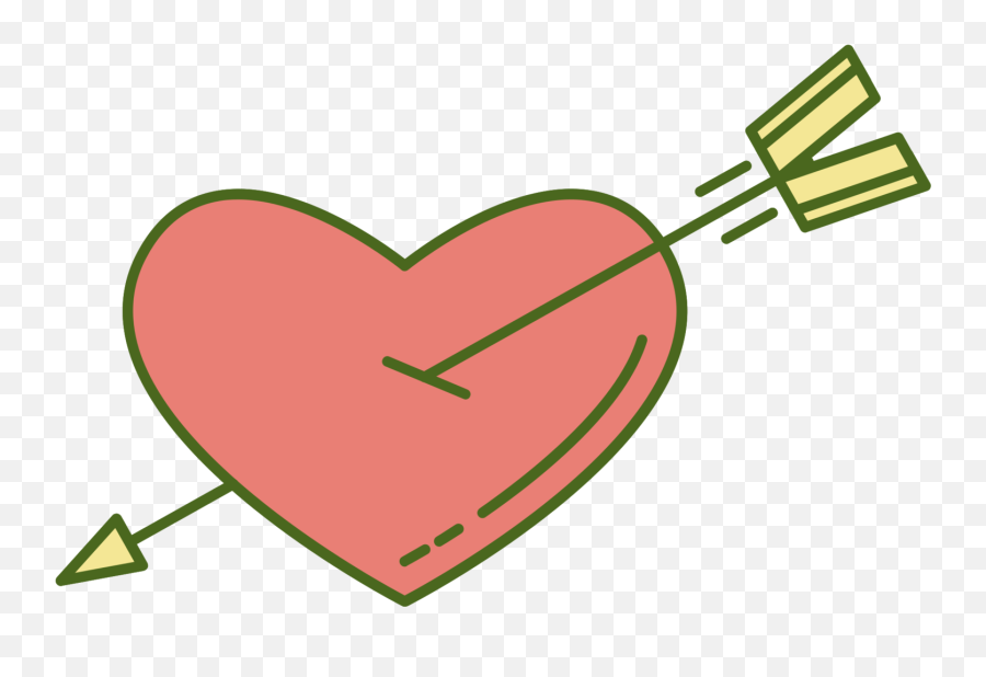 Free Cure Heart With Arrow 1186885 Png With Transparent Emoji,Hipster Arrow Png