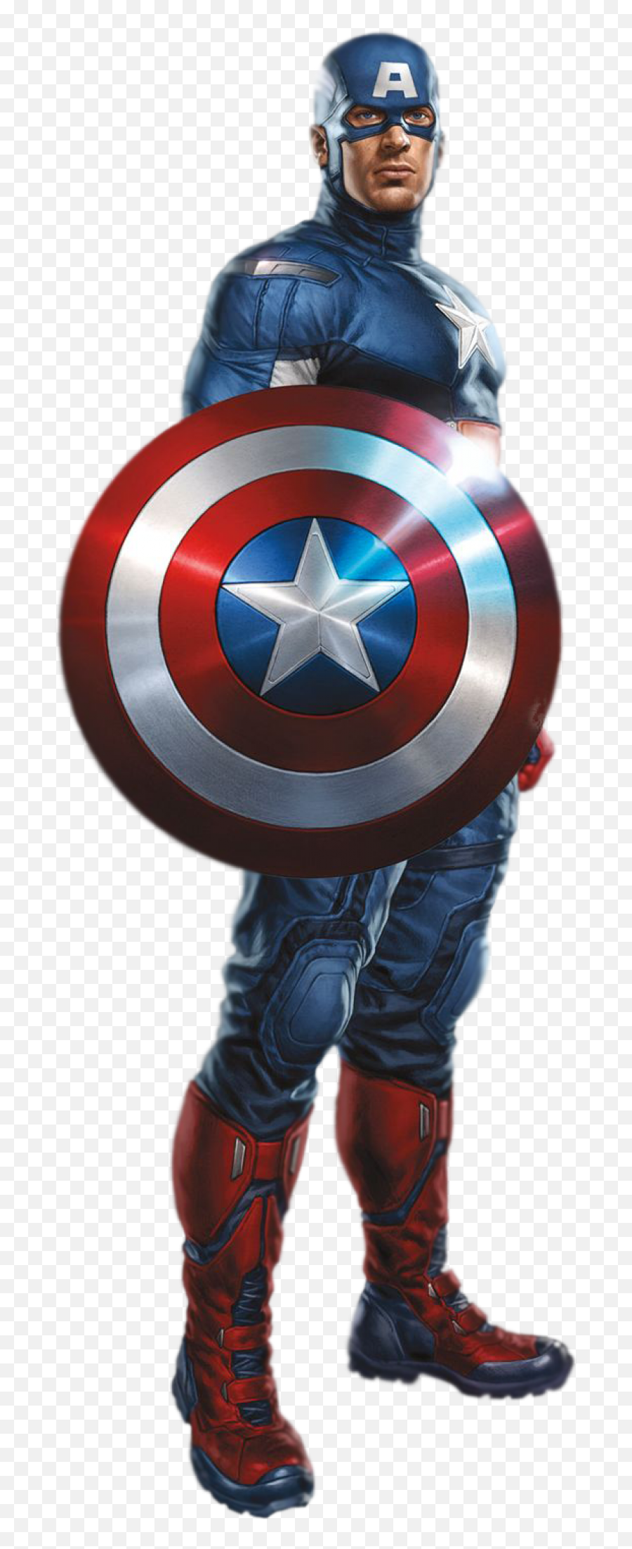 Marvel Captain America Png Image - Captain America Cardboard Cutout Emoji,Captain America Png