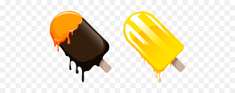 Chocolate And Fruit Popsicles Cursor U2013 Custom Cursor Browser Emoji,Ice Pack Clipart
