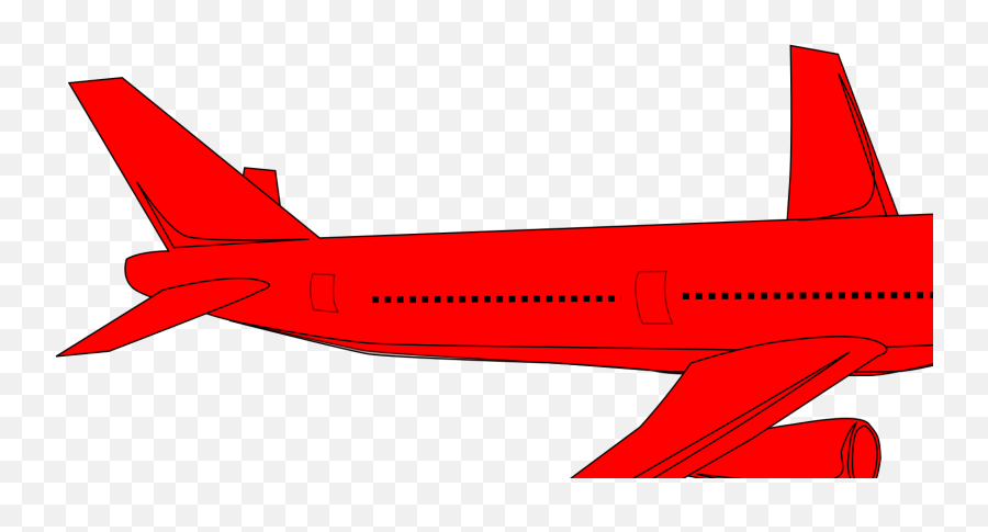 Red Jet Svg Vector Red Jet Clip Art - Svg Clipart Aircraft Emoji,Jet Clipart