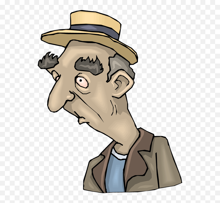 Old Man Clip Art No Background - Old Man Clipart Transparent Emoji,Old Man Clipart