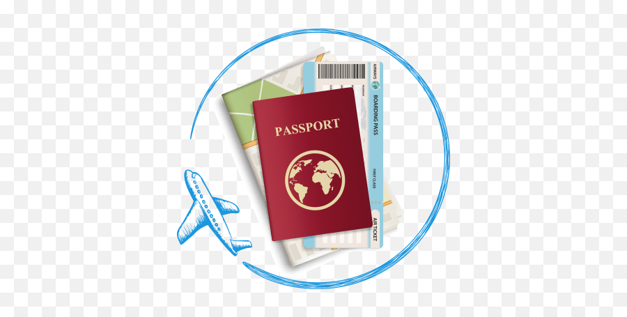 Passports - Passport With Tickets Png Emoji,Passport Clipart