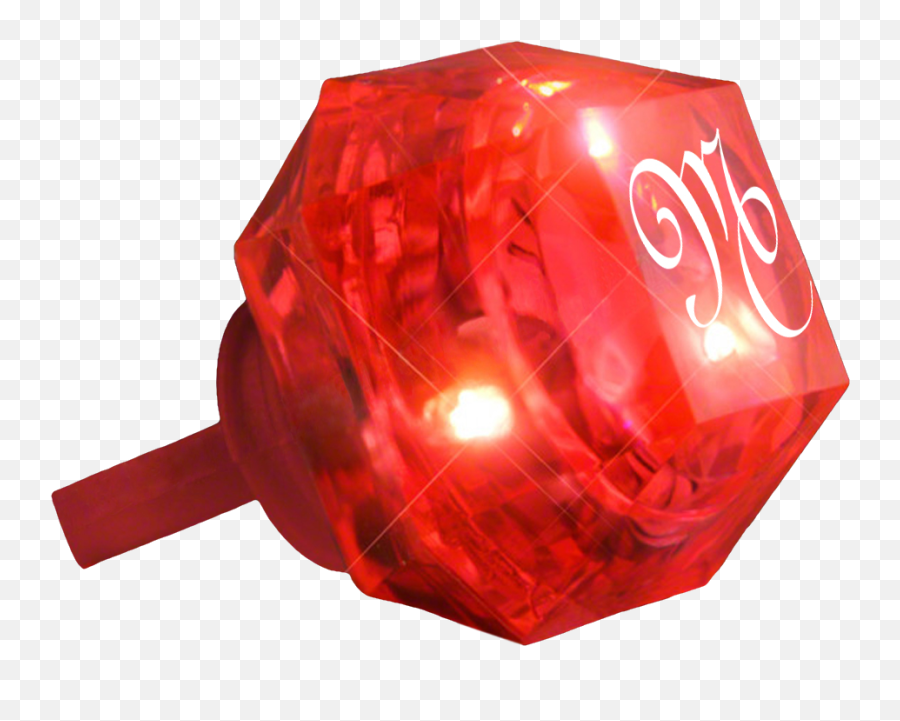 Mc Logo Red Blinky Ring - Solid Emoji,Mc Logo