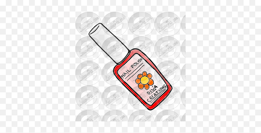 Nail Polish Picture For Classroom - Glass Bottle Emoji,Nail Polish Clipart