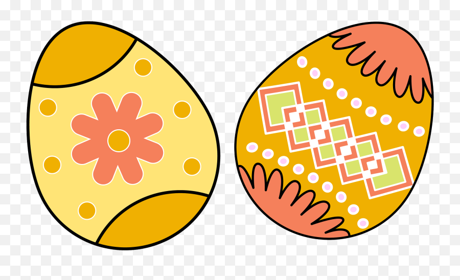 Easter Eggs Clipart Free Download Transparent Png Creazilla - Dot Emoji,Easter Eggs Clipart