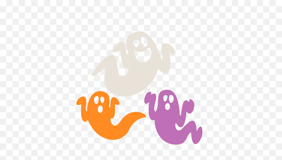 Ghost Svg Scrapbook Cut File Cute Clipart Files For - Cute Silhouette Ghost Svg Emoji,Free Svg Clipart For Cricut