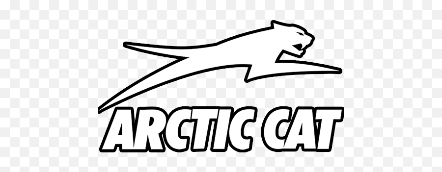 Logo - White Arctic Cat Logo Emoji,Cat Logo