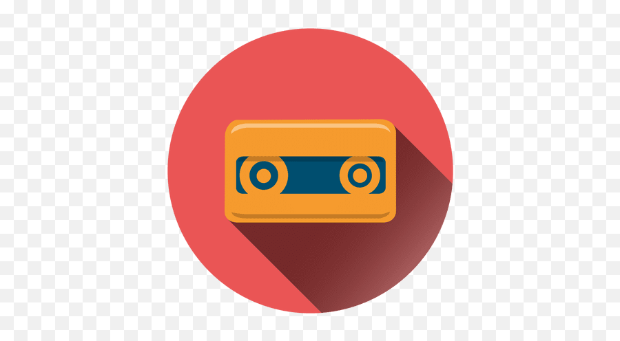 Cassette Tape Circle Icon - Cassette Png Logo Emoji,Cassette Png