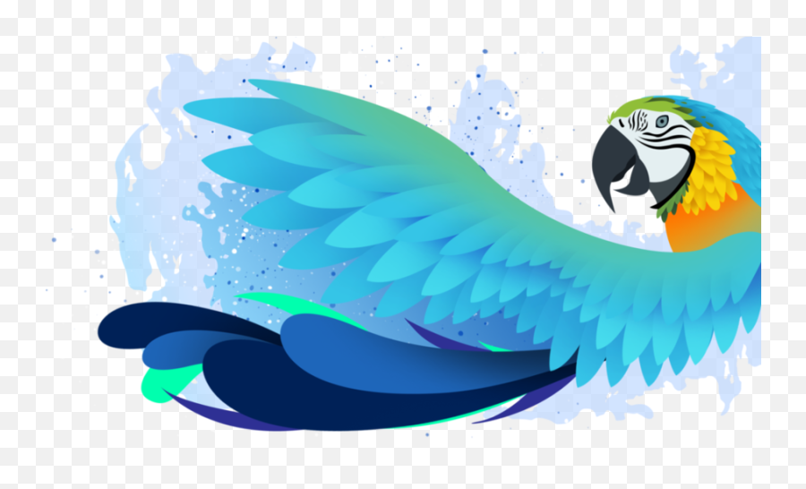 Download Hd Tropical Parrot Png Clipart Macaw Parrot Tropics - Transparent Background Tropical Bird Clipart Emoji,Tropical Clipart