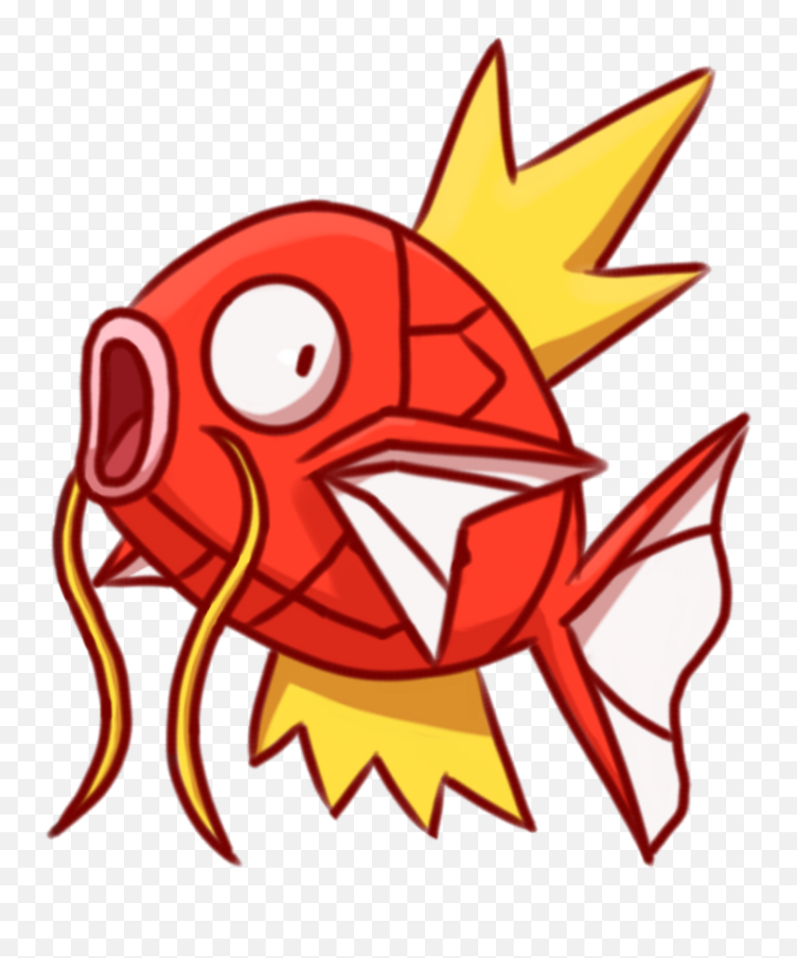 Pokemon Image - Dumb Fish Clipart Full Size Clipart Magikarp Sticker Emoji,Fish Fry Clipart