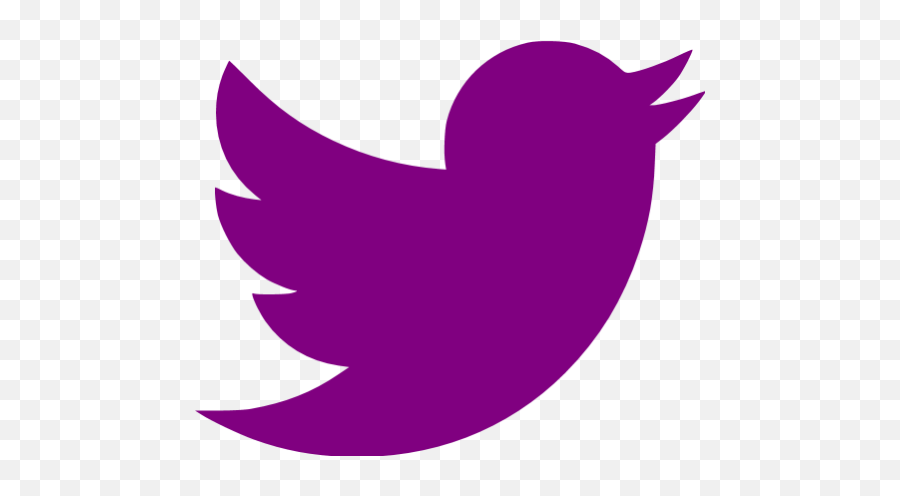 Purple Twitter Icon - Twitter Logo Transparent Emoji,Twitter Png
