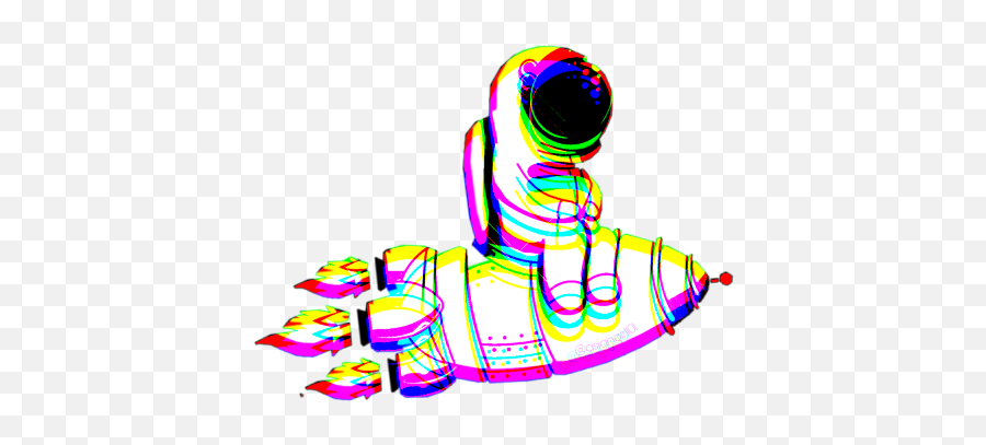 Astronaut Glitch Scastronaut Scglitchy - Dot Emoji,Astronaut Clipart