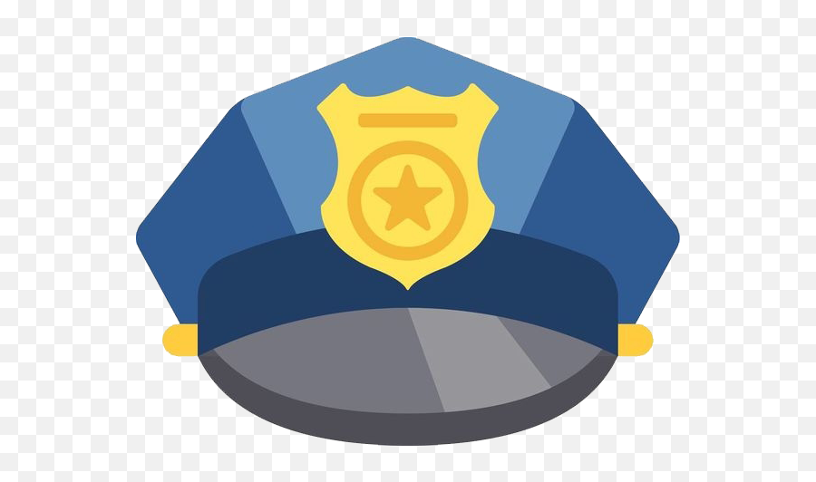 Police Officer Hat Peaked Cap Clip Art - Police Hat Clipart Png Emoji,Police Hat Clipart