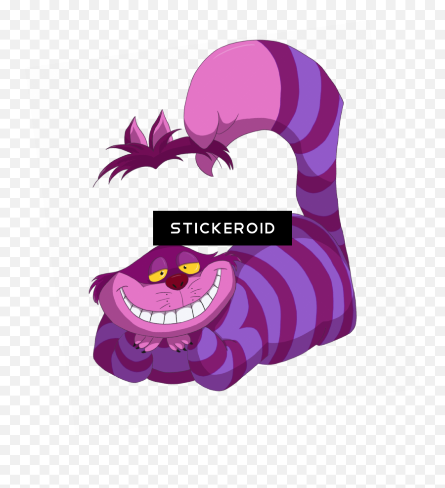 Alice In Wonderland Cat Png Clipart - Cheshire Cat Emoji,Cheshire Cat Png