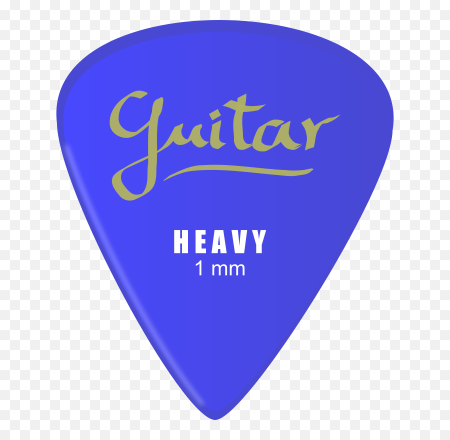 Guitar Pick Clip Art At Clker - Guitar Pic Clipart Emoji,Pick Clipart