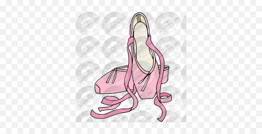 Ballet Shoes Picture For Classroom - For Women Emoji,Ballet Slippers Clipart