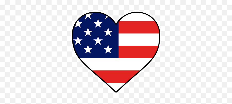 Usa Flag Heart Png U0026 Free Usa Flag Heartpng Transparent - American Flag Heart Png Emoji,Usa Flagge Clipart
