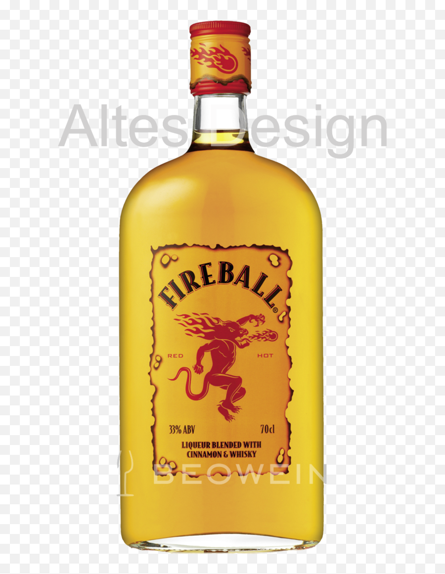 Fireball Whisky Cinnamon Liqueur 0 7 L - Fireball Cinnamon Whisky Emoji,Fireball Whiskey Logo