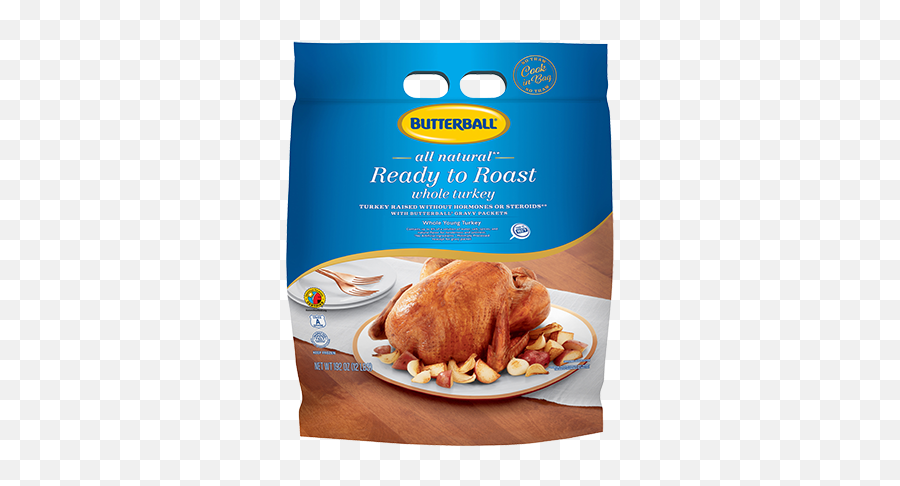 Ready To Roast Classic Whole Young - Butterball Ready To Roast Turkey Emoji,Cooked Turkey Png
