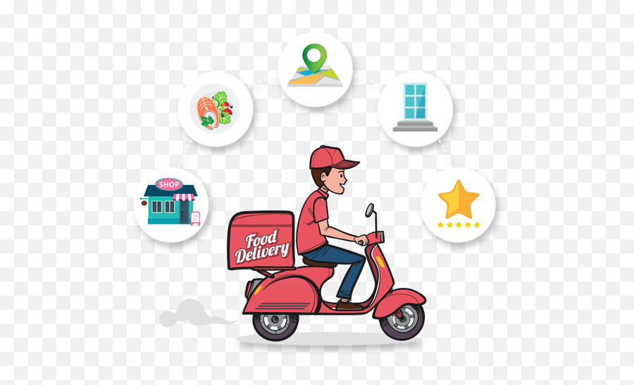 Food Delivery Png Transparent Picture Png Mart Emoji,Delivery Clipart