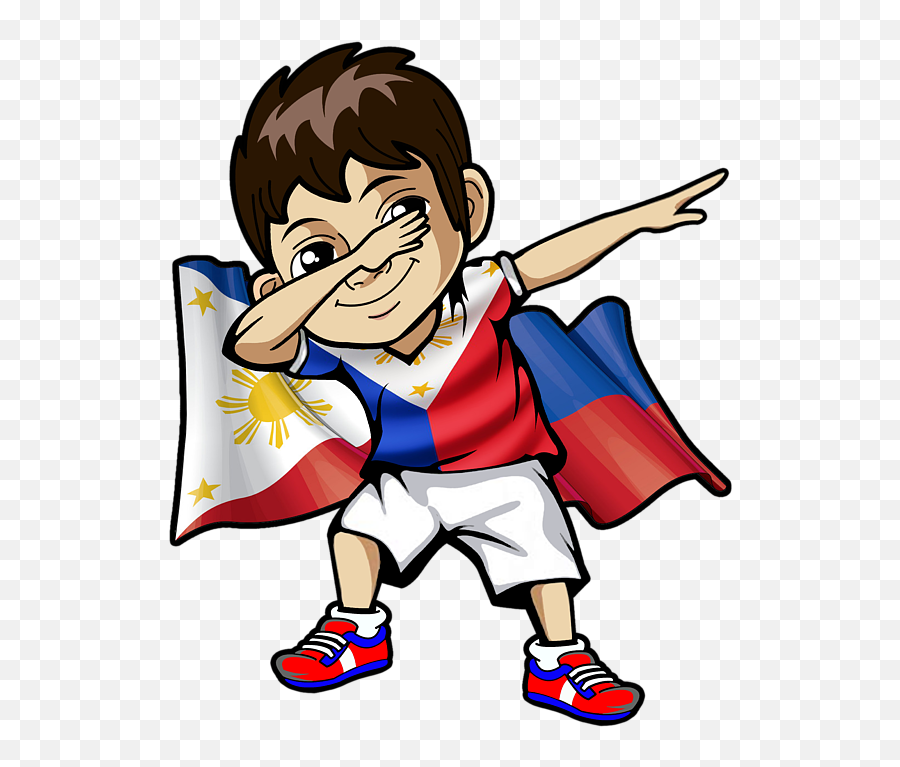 Dabbing Filipino Boy Pinoy Philippines Flag Kidfunny Cool Awesome Dance Meme Jersey Dab Fleece Blanket Emoji,Philippines Flag Png