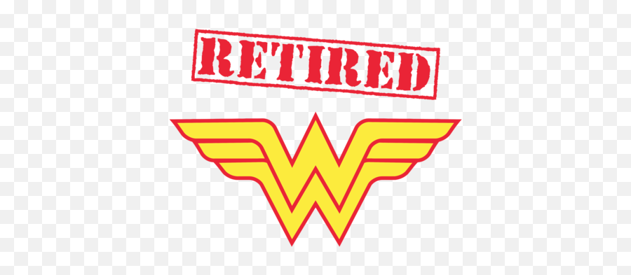 Wonder Woman Retired T - Shirt Language Emoji,Wonderwoman Logo