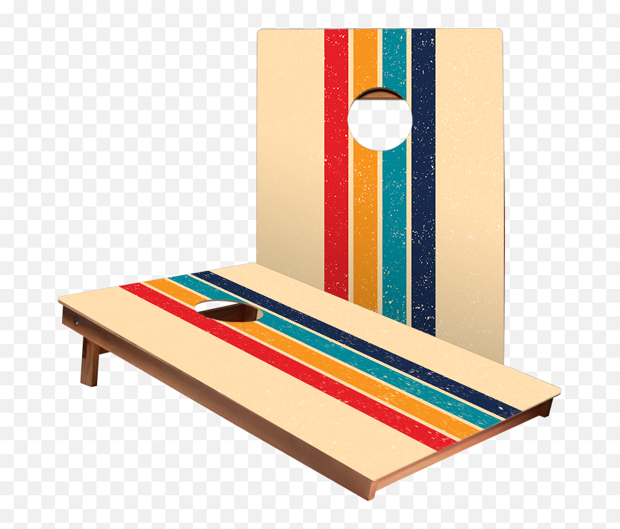 Dale Retro Stripes Recreation Cornhole Boards Emoji,Transparent Stripes