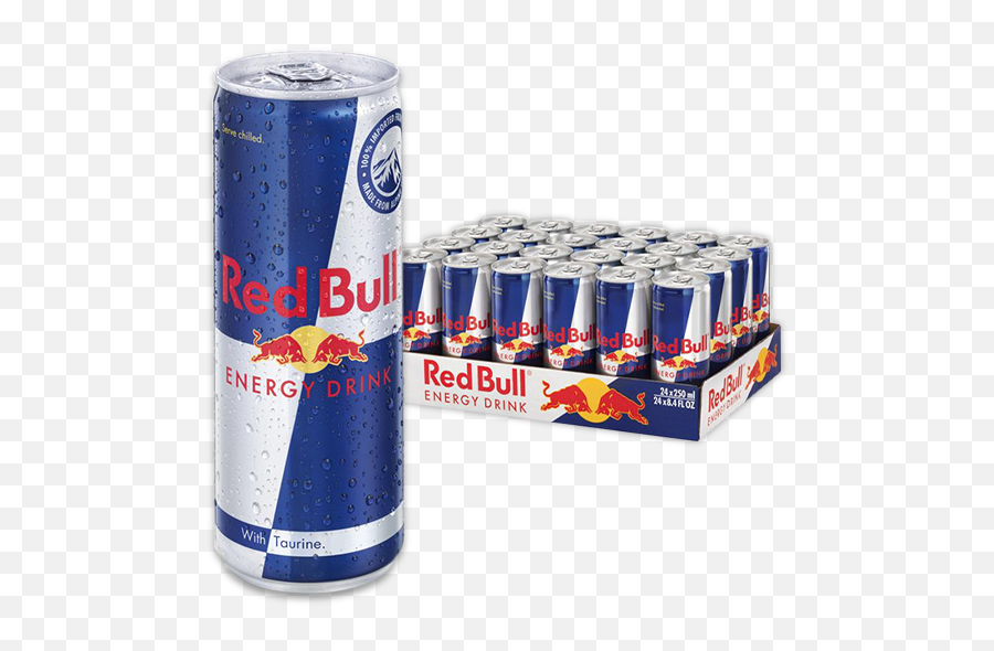 Red Bull 24 - Can Pack Emoji,Red Bull Can Transparent