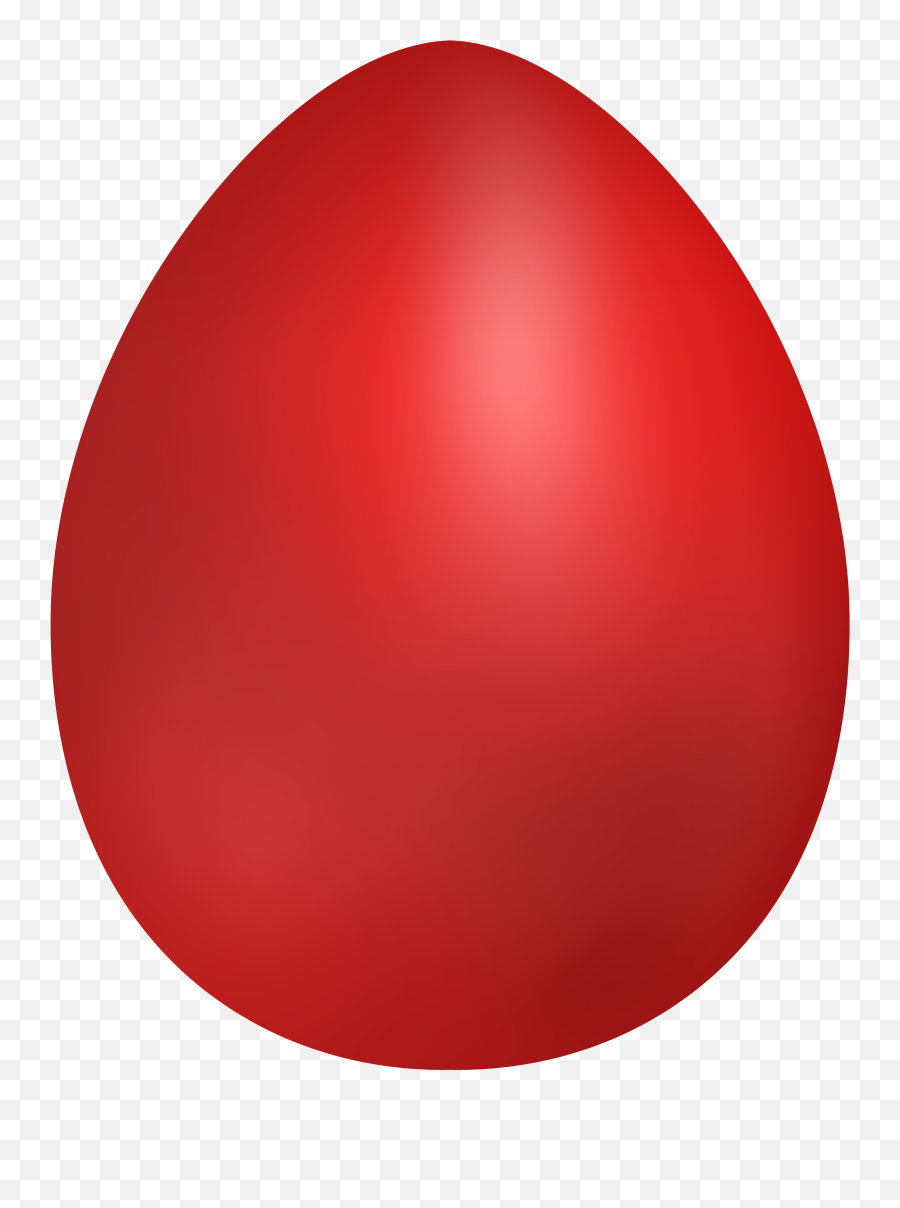 Red Easter Egg Png Clip Art - Red Easter Egg Png Emoji,Easter Egg Png