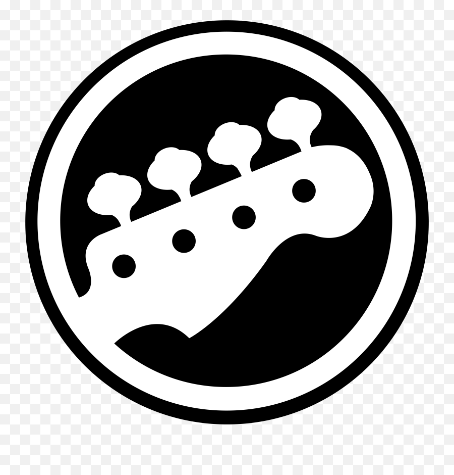 Bass Guitar Logo Png Transparent Png - Bass Guitar Logo Png Emoji,Guitar Logo