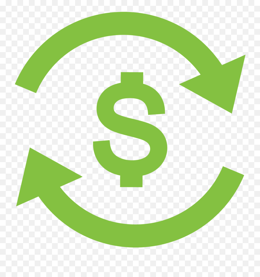 Download Dollar Sign In Circle Of Arrows - Dollar Sign Emoji,Circle Arrows Png