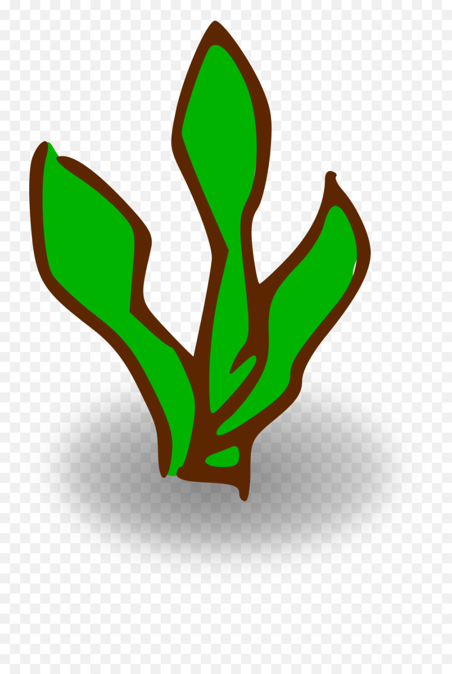 Plantgrassleaf Png Clipart - Royalty Free Svg Png Cartoon Small Plant Png Emoji,Otter Clipart
