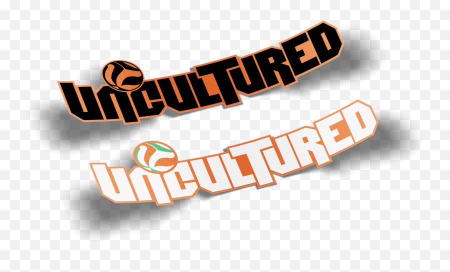 Volleyball Uncultured Logo - Language Emoji,Haikyuu Logo