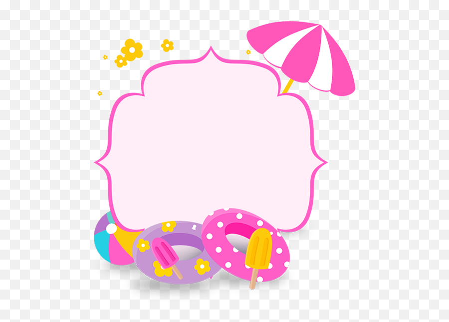 Girls Pool Party Png Transparent - Girly Emoji,Party Png