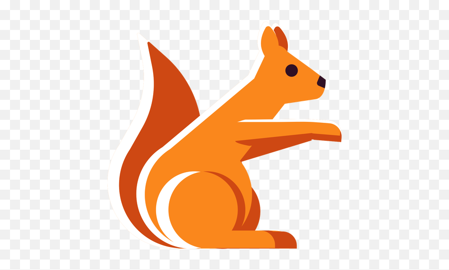 Flat Icon Squirrel - Squirrel Icon Png Emoji,Squirrel Png