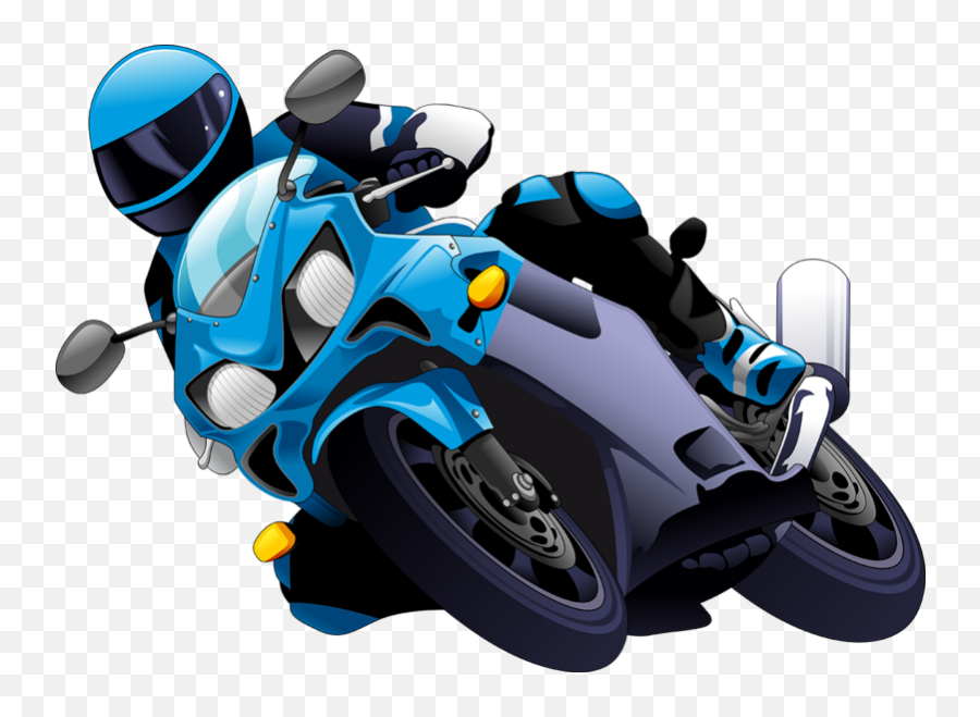 Vector For A Motorcycle Transparent Png - Rider Motorcycle Vector Png Emoji,Motorcycle Png