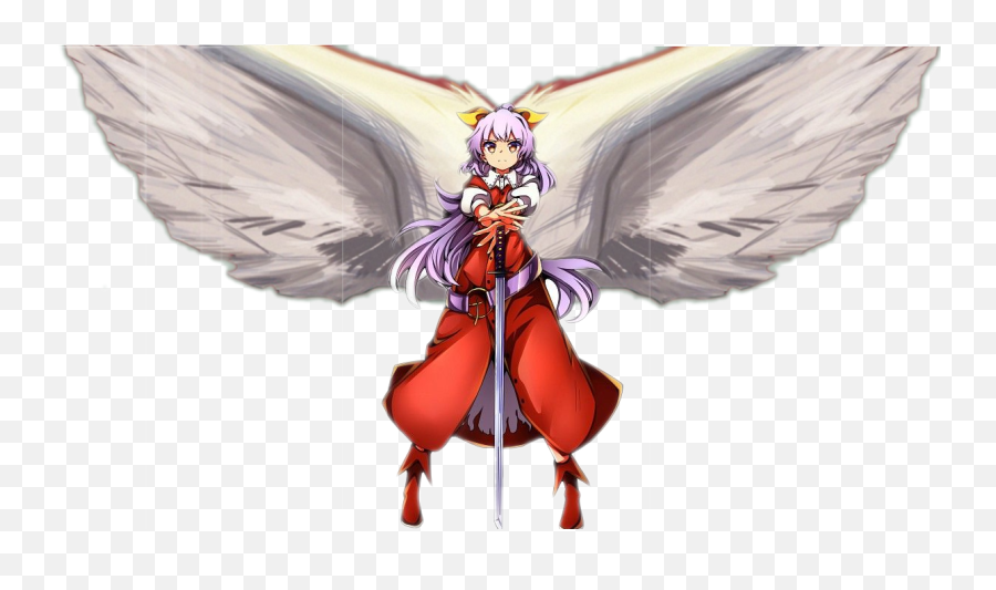 Angel Wings Touhou - Angel Emoji,Angel Wings Transparent