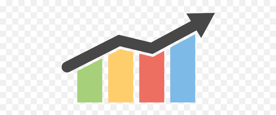 Arrow Bar Graph Growth Icon - Graph Icon Png Emoji,Graph Png