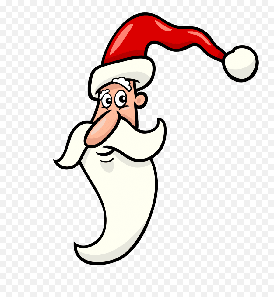 Free U0026 Cute Santa Face Clipart For Your Holiday Decorations Emoji,Santa Face Clipart