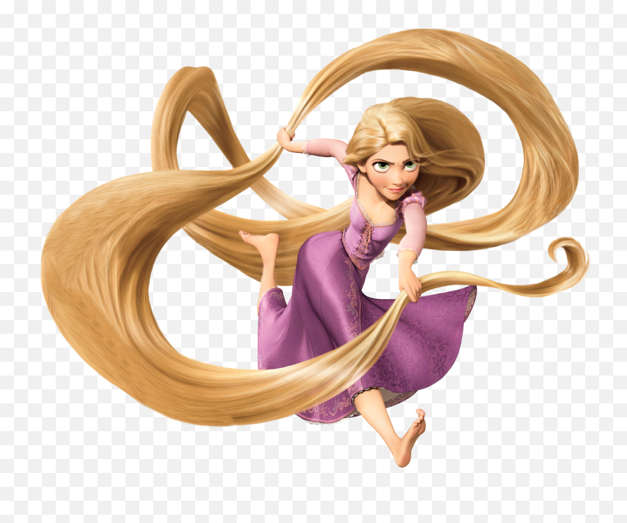 Game Figurine Video Rapunzel Tangled - Rapunzel Hair Emoji,Tangled Png