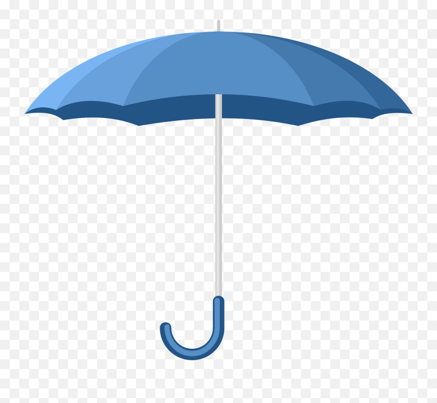 Blue Umbrella Clipart - Horizontal Emoji,Umbrella Clipart