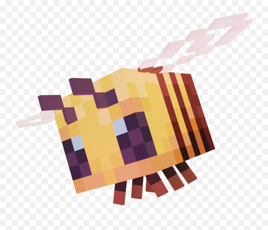 Minecraft - Minecraft Bee Transparent Emoji,Bee Transparent