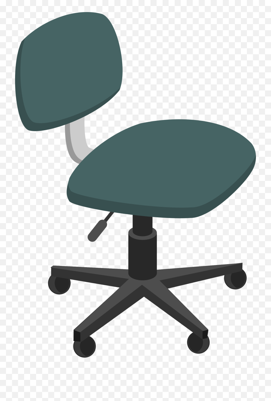 Angle Plastic Office Chair Png Clipart - Cerro De La Cruz Emoji,Chair Clipart