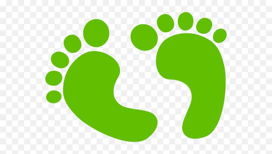 Free Walking Footprint Cliparts Download Free Walking - Green Baby Feet Clipart Emoji,Walking Feet Clipart