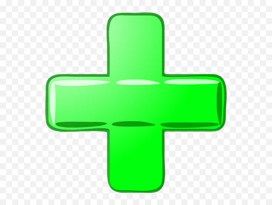 Green - Vertical Emoji,Plus Sign Clipart